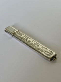 GEORGE V SILVER PENCIL CASE CHESTER 1918 VILLIERS JACKSON