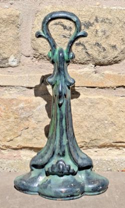 ART NOUVEAU CAST IRON DOORSTOP