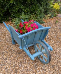 CHARMING GARDEN WHEELBARROW 19TH CENTURY HAND MADE