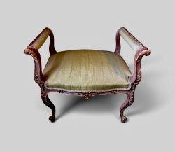 EARLY 20TH CENTURY GILTWOOD WINDOW SEAT