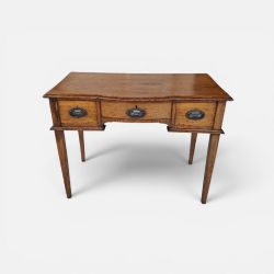 EDWARDIAN SOLID OAK DESK