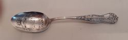 AMERICAN SILVER COLLECTORS SPOON DATED 1891