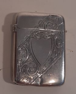 SILVER VESTA CASE HALLMARKED 1898