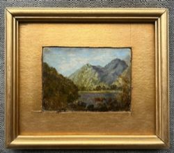 JOHN DEARMAN ORIGINAL ANTIQUE SIGNED OIL PAINTING BROTHERS WATER WESTMORELAND