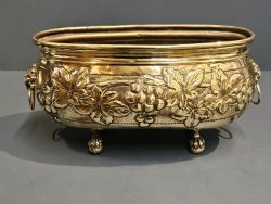 VICTORIAN BRASS PLANTER