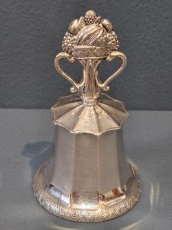 VICTORIAN SILVER TABLE BELL