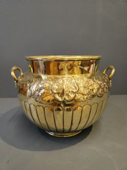VICTORIAN BRASS PLANTER