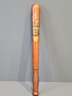 VICTORIAN MAHOGANY TRUNCHEON