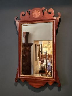 GEORGE III MAHOGANY MIRROR