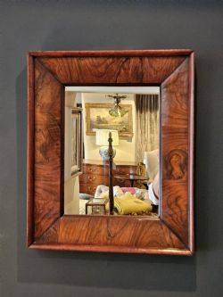 REGENCY ROSEWOOD CUSHION FRAME MIRROR