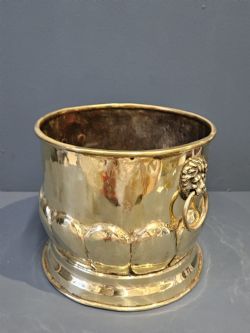 VICTORIAN BRASS PLANTER