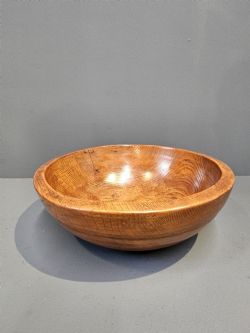 SUPERB EARLY VICTORIAN ELM DIARY BOWL