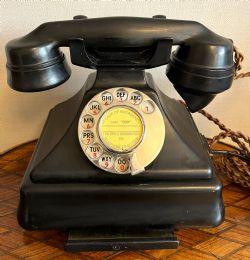 GPO 1930'S FULLY CONVERTED BAKELITE TELEPHONE
