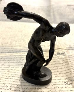 GRAND TOUR BRONZE FIGURE AFTER DISCOBOLUS