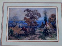 EARLY 20TH CENTURY IMPRESSIONIST WATERCOLOUR