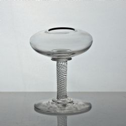 GEORGIAN INCISED TWIST SMALL OIL LAMP