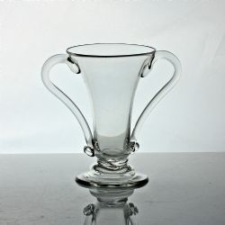 GEORGIAN DOUBLE HANDLED JELLY GLASS