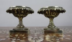 PAIR OF GRAND TOUR BRONZE URNS C1900