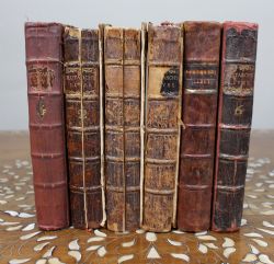 BOOKS SET OF PLUTARCHS LIVES SIX VOLUMES LONDON 1758 J R TONSON