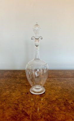 ELEGANT ANTIQUE VICTORIAN QUALITY DECANTER