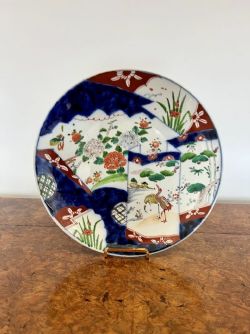 QUALITY ANTIQUE JAPANESE IMARI PLATE