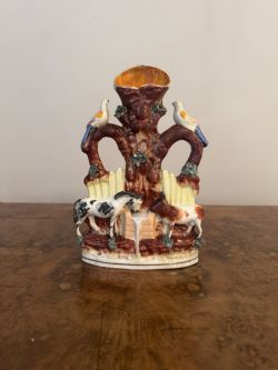 QUALITY ANTIQUE VICTORIAN STAFFORDSHIRE FIGURE