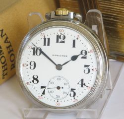 1950S HAMILTON POCKET WATCH