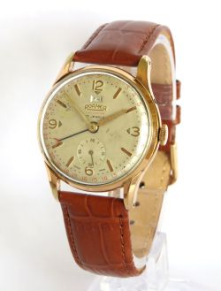 GENTS 1950S ROAMER CALENDAR WRIST WATCH