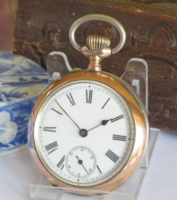 ANTIQUE SILVER POCKET WATCH C1900