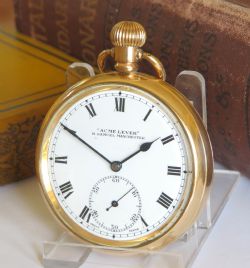 ANTIQUE ACME LEVER POCKET WATCH FOR H SAMUEL