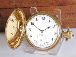 ANTIQUE CYMA FULL HUNTER POCKET WATCH