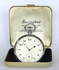 1950S BRAVINGTONS RENOWN POCKET WATCH