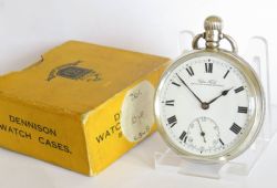 ANTIQUE SILVER POCKET WATCH 1922
