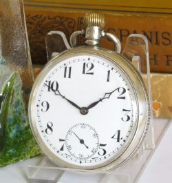 ANTIQUE SILVER POCKET WATCH 1925