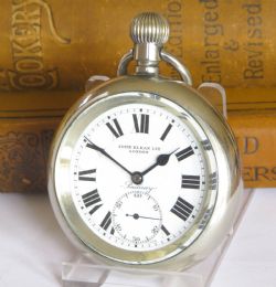 1920S30S JOHN ELKAN RAILWAY POCKET WATCH