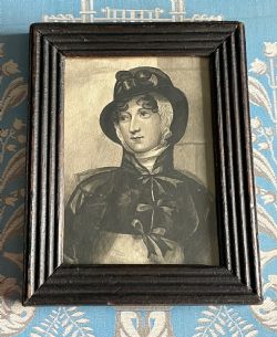 SMALL WATERCOLOUR PORTRAIT OF PRINCESS AMELIA AFTER ANDREW ROBERTSON