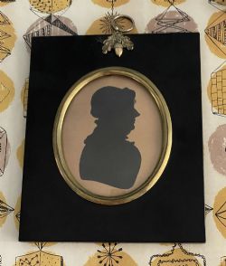 JAMES GILLESPIE PAINTED SILHOUETTE WITH GOOD PROVENANCE